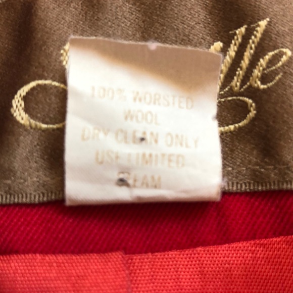 Women's Saville Red 100% Wool Blazer - Picture 14 of 16